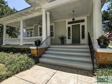 Front exterior covered porch