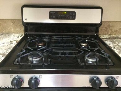 Newer gas range.