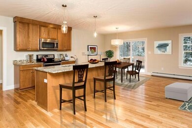 Virtually staged kitchen/dining area