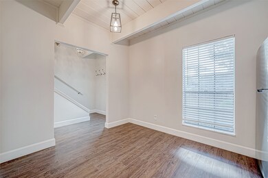 Living room with new flooring