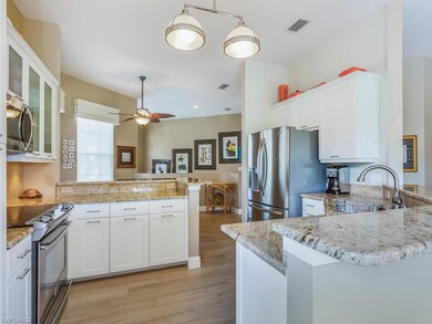 Updated bright and light kitchen with gorgeous lig