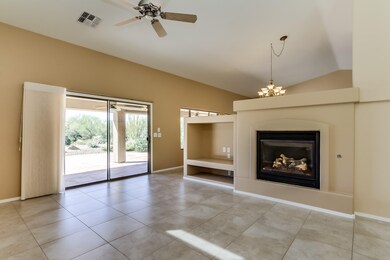 Family Room with Fireplace and Entertain