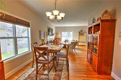 Popular open floor plan is great for entertaining.
