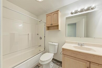 Bathroom featuring shower / bathtub combination, 