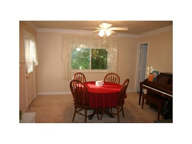 Dining Room. Dining room with fireplace.