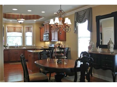 Dining Room. View from dining room into kitchen