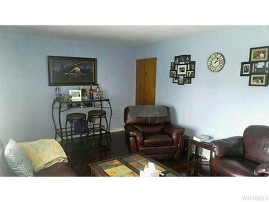 Living Room. Spacious Living Rm with Hardwood Flrs