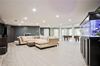 Downstairs is a huge living room on the terrace le