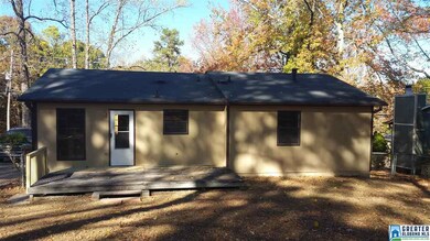 Back view of home