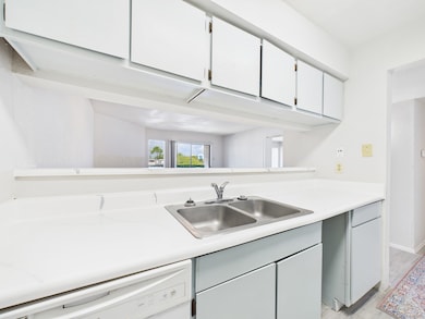 Galley Style Kitchen with Double Sink, and Dishwasher