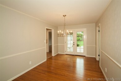 Dining room opens out to a patio