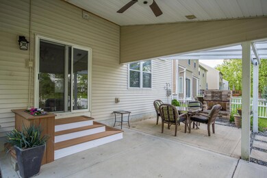 covered rear porch