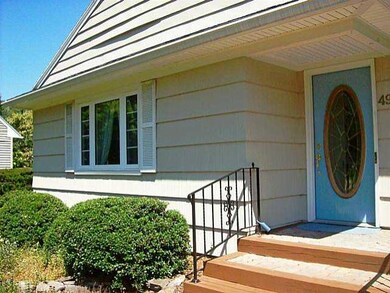 Exterior Front. Pretty front door.