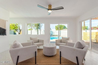Party room to pool furnished
