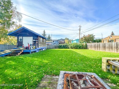 Fenced Backyard and Shed