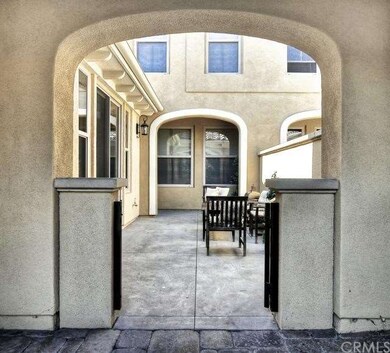Detail of welcoming courtyard. Large enough for a 