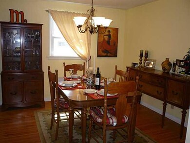 Dining Room Formal dining room with hardwood floor