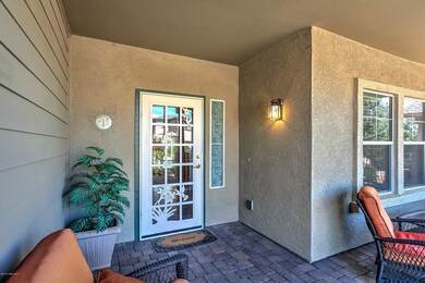 Front Entrance with Custom Security Door