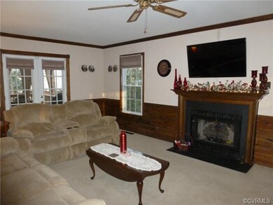 Enjoy the warming gas fireplace and entertain frie