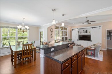 TONS OF NATURAL LIGHTING throughout kitchen and li