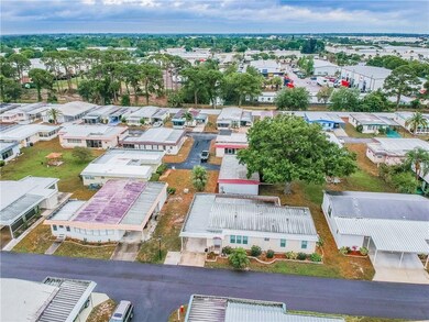 Aerial view of the home.