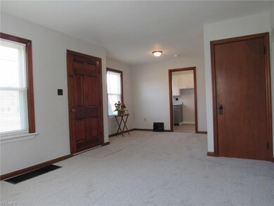 Living room looking toward the kitchen.