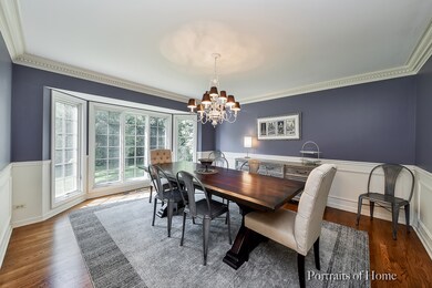 Very large formal dining space with plenty of room