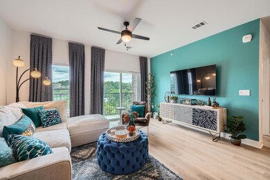 Living area featuring wood finished floors and a 