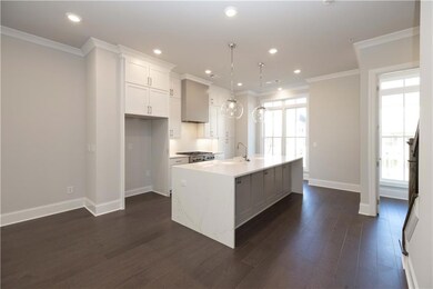 Open-concept design allows easy flow between kitch