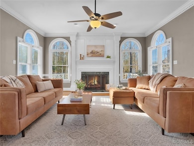 Family Room with Gas Fireplace