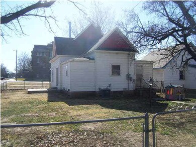 Back of house with nice size yard.