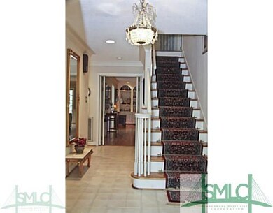 Foyer. The dining room is to the left, and the for