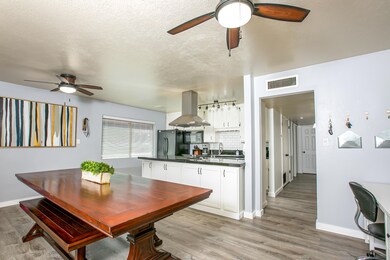 The Kitchen Open to The Dining Room