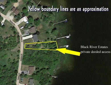 Aerial Schlak deeded access Canton mls
