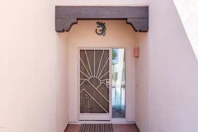 New screen on door.