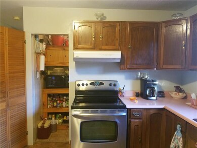 Kitchen with walk in pantry