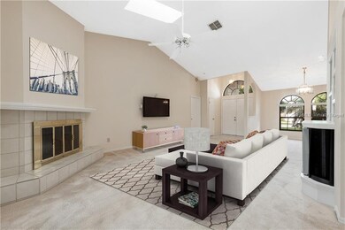 LIVING ROOM. Virtually staged.