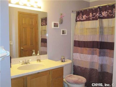 Bathroom. Main Bath has been updated with solid su