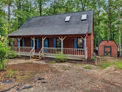 What a great front porch for rockers and a swing! 