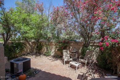 Private backyard