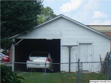 Detached one car garage with storage