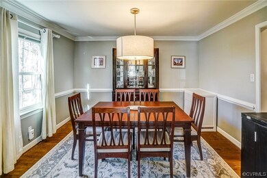 The Dining Room, Living Room, and Foyer all feature lovely hardwood flooring.