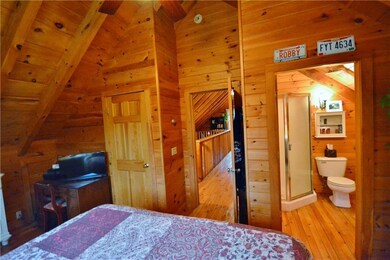 The master bedroom is simply cozy...