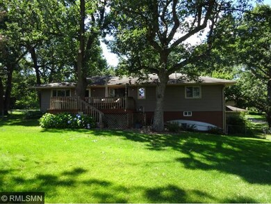 Back of house from the large fenced yard.  The wal