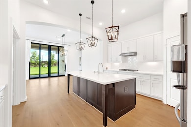 Upgraded kitchen island for additional seating