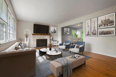 Living Room Virtually Stagged