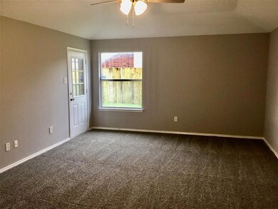 Master bedroom with entrance to patio