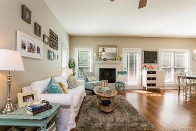 Open Floor Plan with conversationally close Dining