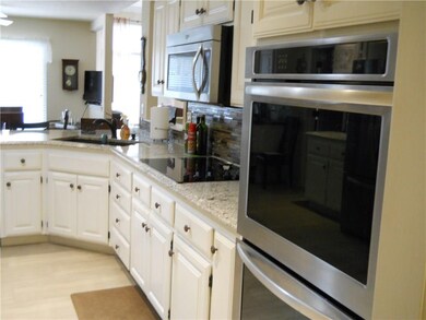 kitchen with double ovens