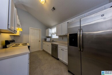 PAINTED CABINETS, UPDATED APPLIANCE
